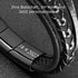 Lederarmband herren schwarz uniqal